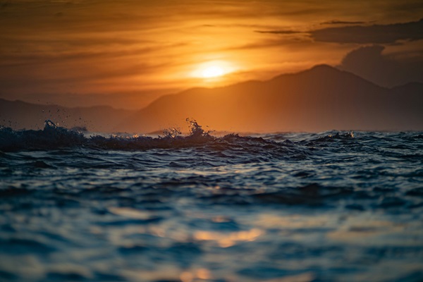Rio de janeiro playa atardecer